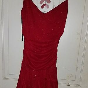 Red Cocktail party dress